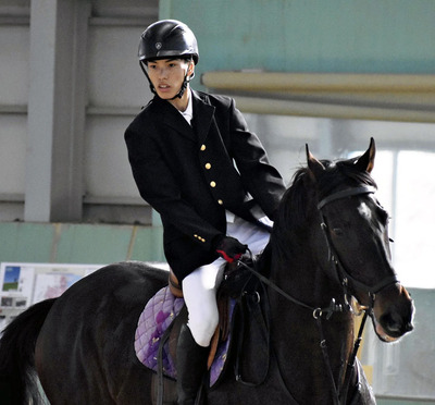 競技に臨む選手