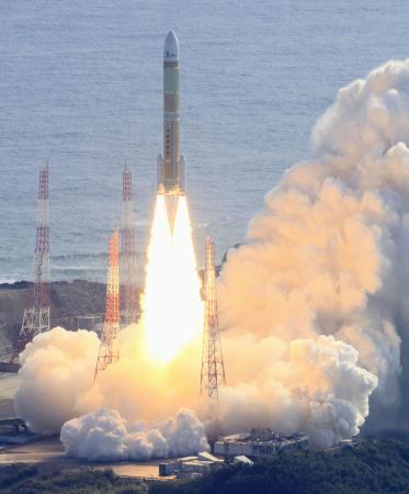 　２月１７日、鹿児島県の種子島宇宙センターから打ち上げられるＨ３ロケット２号機